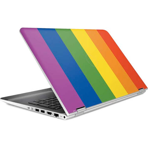 Vertical Rainbow Flag HP Pavilion Skin